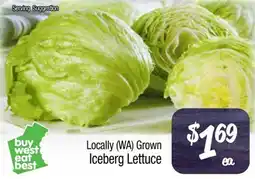 Foodworks Locally (WA) Grown Iceberg Lettuce offer