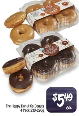 Foodworks The Happy Donut Co Donuts 4 Pack offer