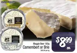 Foodworks Maggie Beer Camembert or Brie offer
