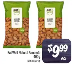 Foodworks Eat Well Natural Almonds offer