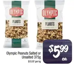 Foodworks Olympic Peanuts Salted or Unsalted offer