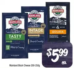 Foodworks Mainland Block Cheese offer