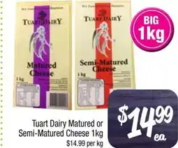 Foodworks Tuart Dairy Matured or Semi-Matured Cheese offer