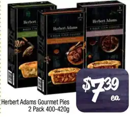 Foodworks Herbert Adams Gourmet Pies 2 Pack offer