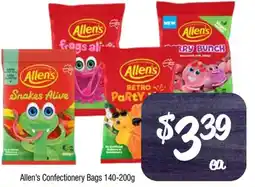 Foodworks Allen's Confectionery Bags offer