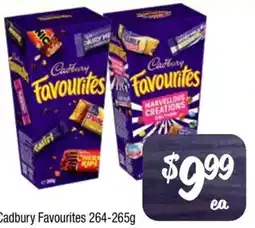 Foodworks Cadbury Favourites offer