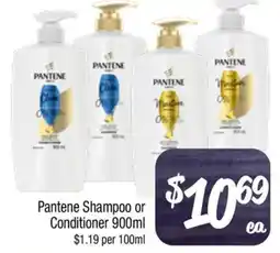 Foodworks Pantene Shampoo or Conditioner offer