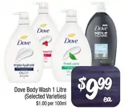 Foodworks Dove Body Wash offer