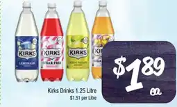 Foodworks Kirks Drinks offer