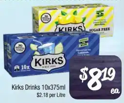 Foodworks Kirks Drinks offer