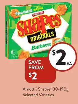 Foodworks Arnott's Shapes offer