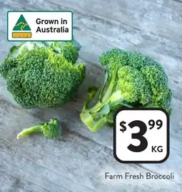 Foodworks Farm Fresh Broccoli offer