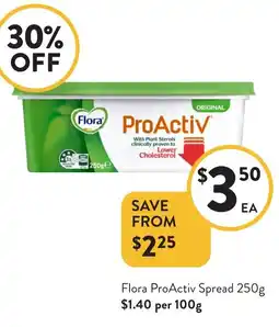 Foodworks Flora ProActiv Spread offer