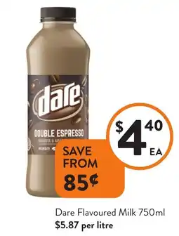 Foodworks Dare Flavoured Milk $5.87 per offer
