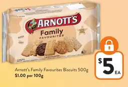 Foodworks Arnott's Family Favourites Biscuits offer