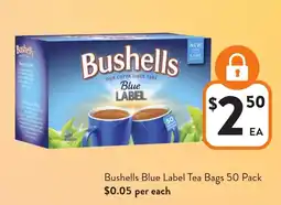 Foodworks Bushells Blue Label Tea Bags offer