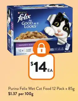 Foodworks Purina Felix Wet Cat Food offer