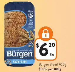 Foodworks Burgen Bread offer