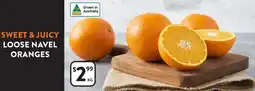 Foodworks Loose navel oranges offer