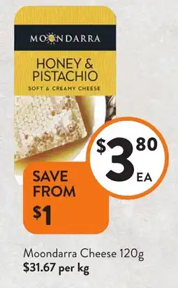 Foodworks Moondarra Cheese offer