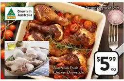 Foodworks Australian Fresh Chicken Drumsticks offer