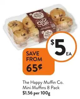 Foodworks The Happy Muffin Co. Mini Muffins offer