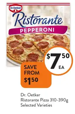 Foodworks Dr. Oetker Ristorante Pizza offer
