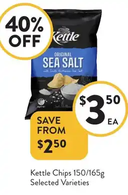 Foodworks Kettle Chips offer