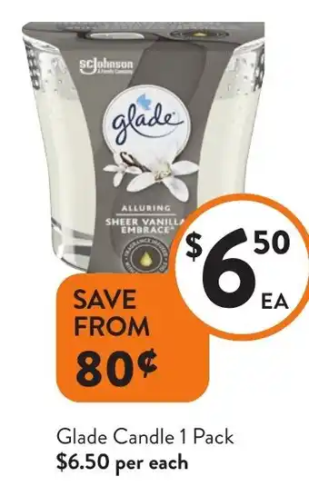 Foodworks Glade Candle offer