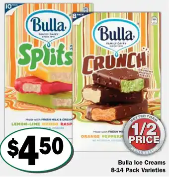 Friendly Grocer Bulla Ice Creams offer