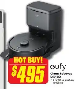The Good Guys Clean Robovac L60 SES offer