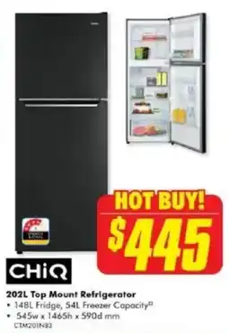 The Good Guys Top Mount Refrigerator offer