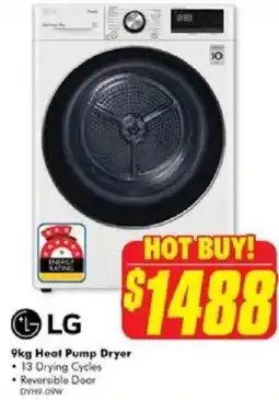 The Good Guys 9kg Heat Pump Dryer offer
