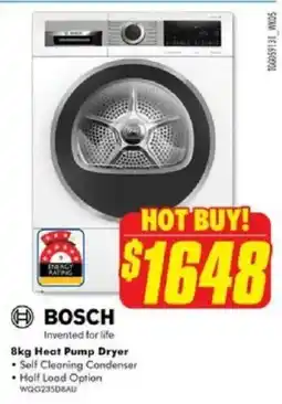 The Good Guys 8kg Heat Pump Dryer offer