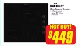 The Good Guys 60cm Ceramic Cooktop offer