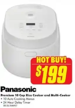The Good Guys Panasonic Premium 10 Cup Rice Cooker and Multi-Cooker offer