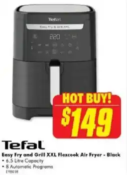 The Good Guys Tefal Easy Fry and Grill XXL Flexcook Air Fryer - Black offer