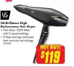 The Good Guys VS SQ Brilliance High Performance Hair Dryer offer