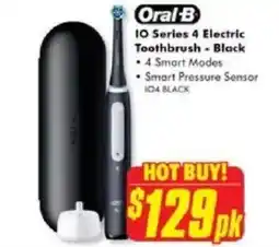 The Good Guys Oral-B 10 Series 4 Electric Toothbrush - Black offer