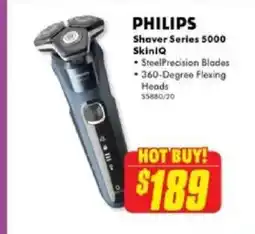 The Good Guys Philips shaver series 5000 skiniq offer