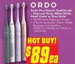 The Good Guys Ordo sonic plus electric toothbrush offer