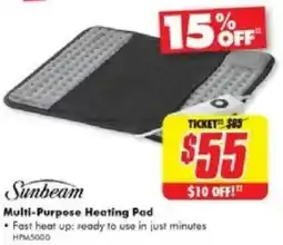 The Good Guys Sunbeam Multi-Purpose Heating Pad offer