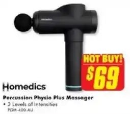 The Good Guys Homedics Percussion Physio Plus Massager offer