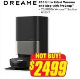 The Good Guys DREAME X50 Ultra Robot Vacuum and Mop with ProLeap offer