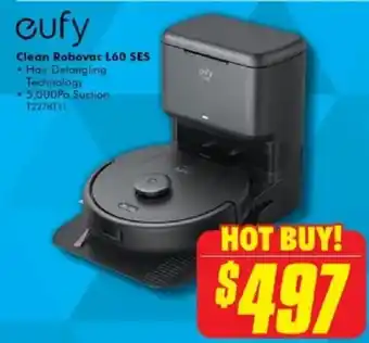 The Good Guys eufy Clean Robovac L60 SES offer