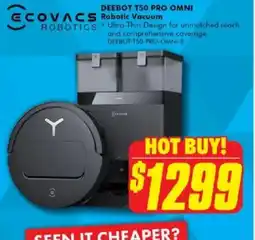 The Good Guys Deebot t50 pro omni robotics vacuum offer