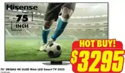 The Good Guys Hisense 75" U8QAU 4K ULED Mini-LED Smart TV 2025 offer