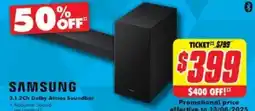 The Good Guys SAMSUNG 3.1.2Ch Dolby Atmos Soundbar offer