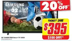 The Good Guys SAMSUNG 32" F6000 FHD Smart TV 2025 offer