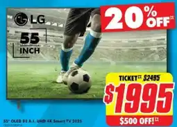 The Good Guys LG 55" OLED B5 A.I. UHD 4K Smart TV 2025 offer